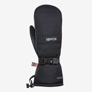 Kombi Black Insulated Winter Mittens Men Medium Black Grey Brand New With Tags